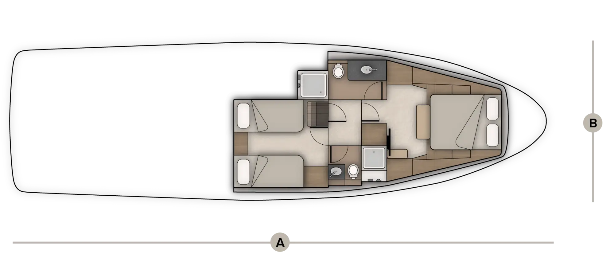 Kabinenplan der Wia 520 HardTop.